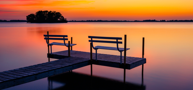 Bench on Sunset